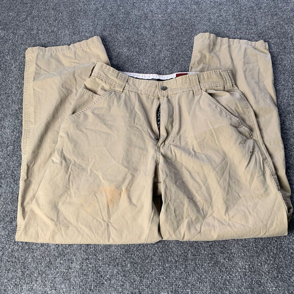 Vintage O'Neill Trousers Y2K Utility Outdoor Pants Khaki Beige Women’s 10 (30x30 - Picture 4 of 16